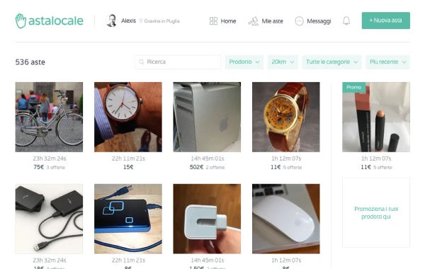 Astalocale - Compra e vendi prodotti all'asta